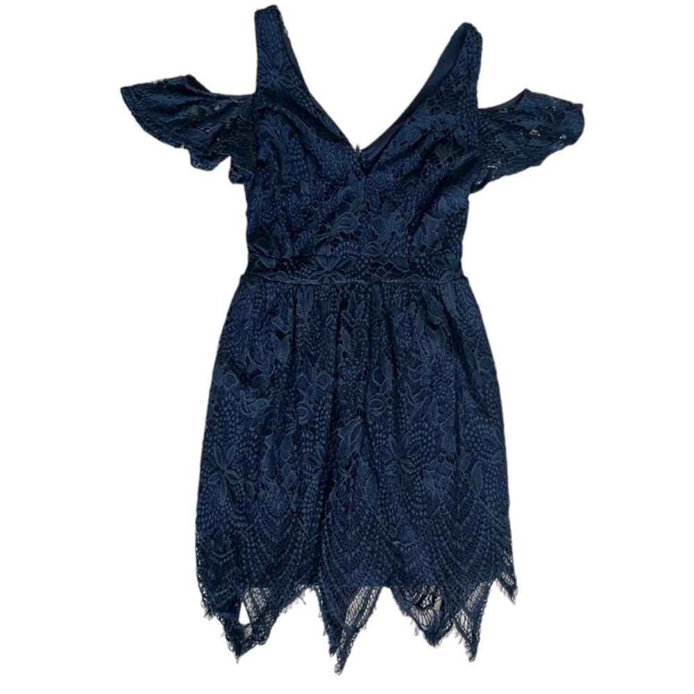 Charlotte Russe Lace Fairy Dress women’s size Small dark navy color